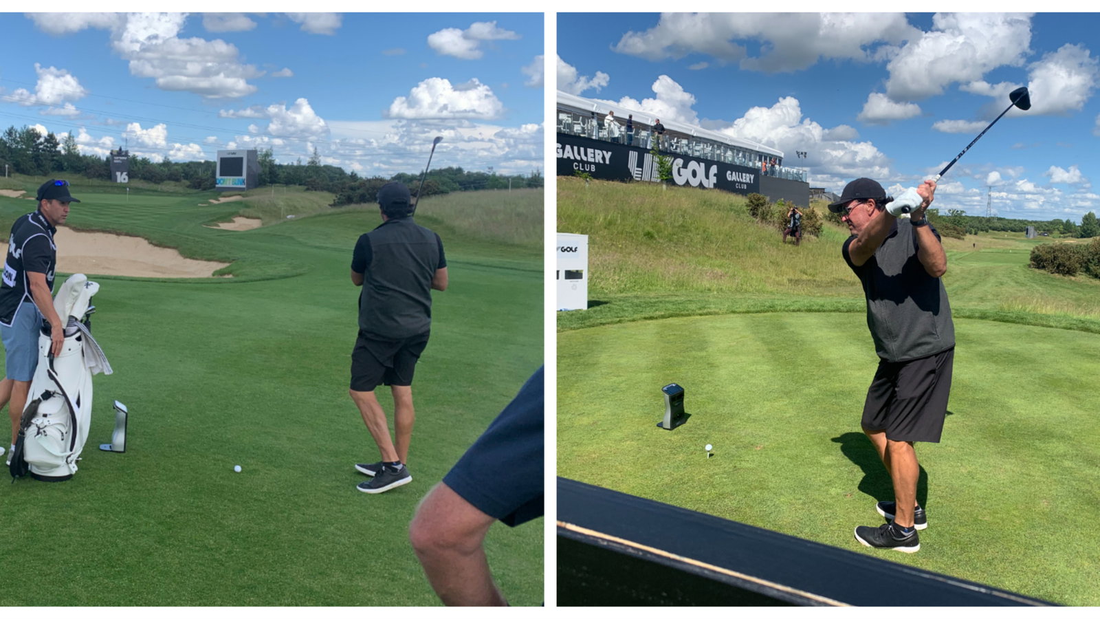 We walked the course with Phil Mickelson at the LIV Golf Invitational Series